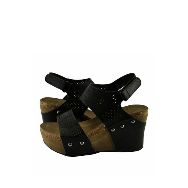 Pierre Dumas HESTER-24 Whiskey Women's Platform Wedge Sandals Pierre Dumas HESTER-24 Whiskey Women's Platform Wedge Sandals
